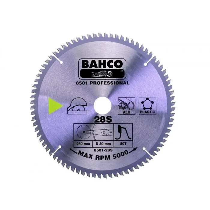 BAHCO CIRKELZAAGBLAD HARDMETALEN TANDEN 850128S