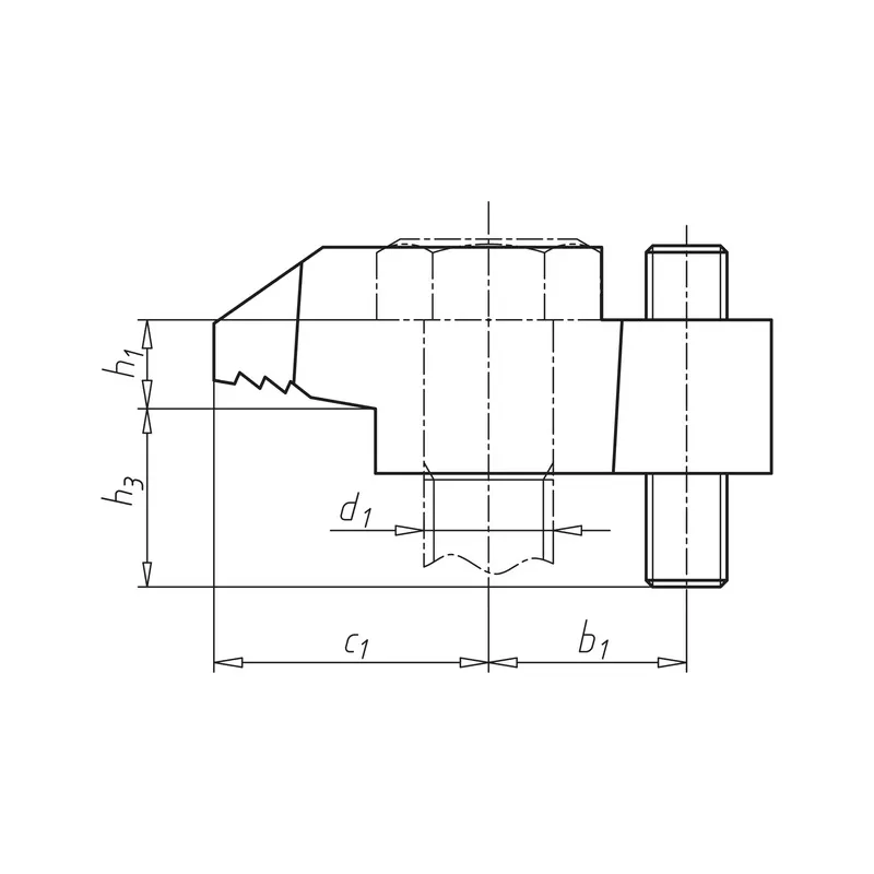 Balkklem, type BE1