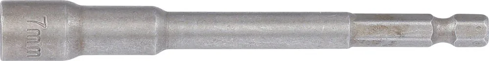 BGS 2763 Dopsleutel zeskant, extra lang | voor boormachines | 6,3 mm (1/4″) aandrijving zeskant | 7 mm
