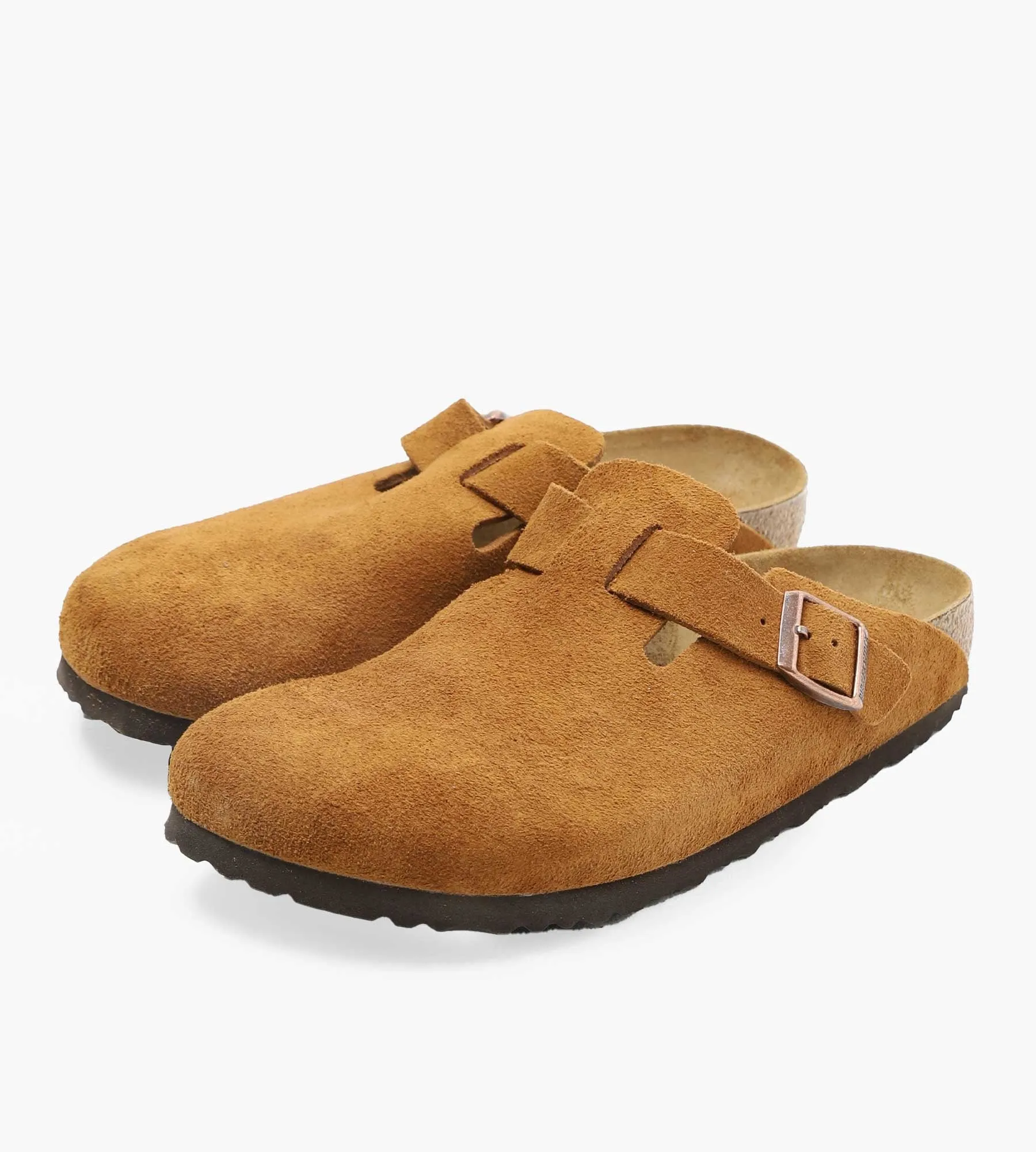 Birkenstock Boston Suede Leather Mink