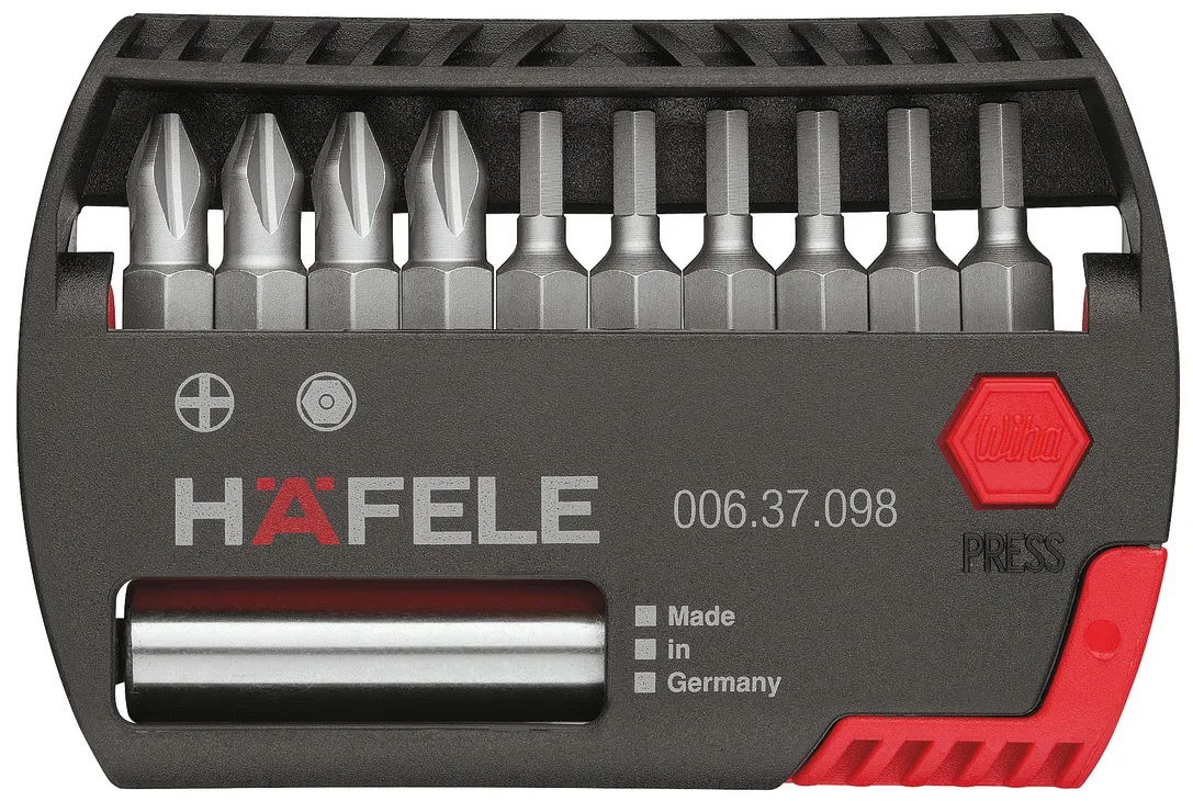 BITBOX, 4 BIT PH2, 6 BIT BINNENZESKANT SW3 MET BOORGAT
