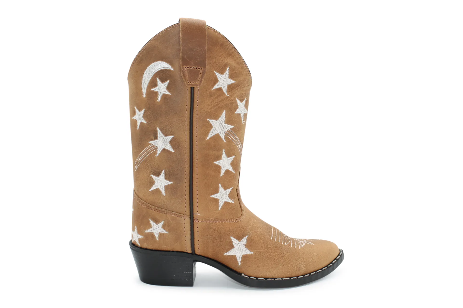 Bootstock Laarzen Stars Brown Leer