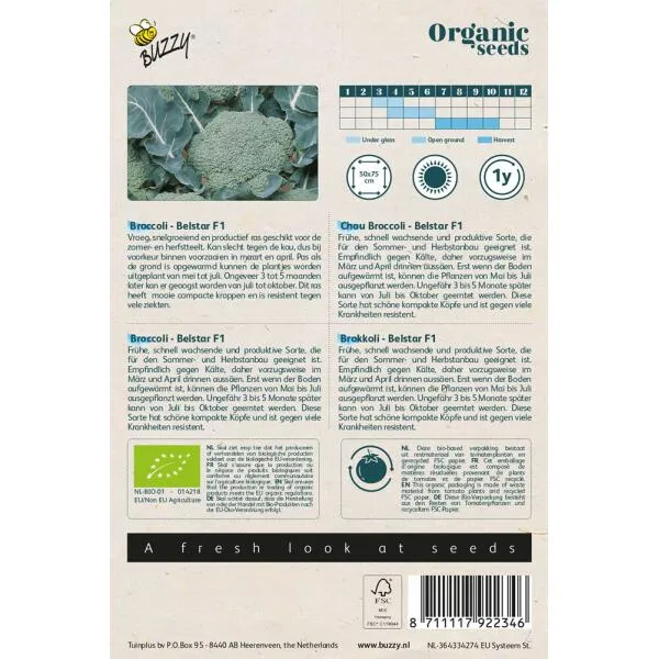 Broccoli Belstar F1 Bio
