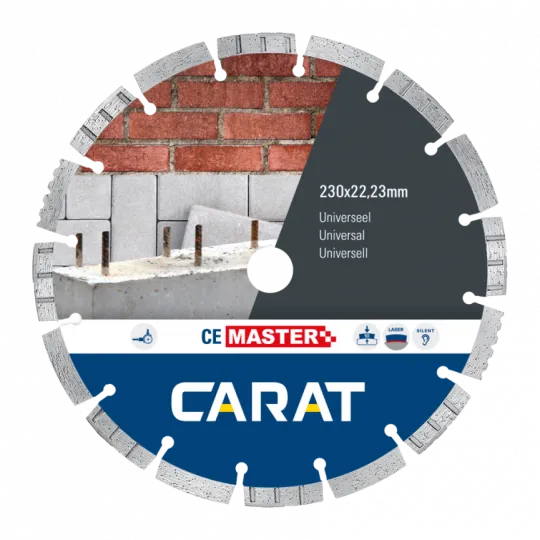 CARAT DIAMANTZAAGBLAD UNIVERSEEL CE MASTER Ø 115230MM