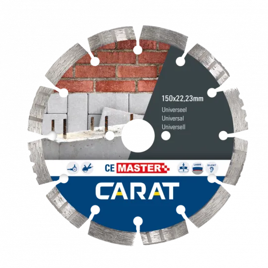 CARAT DIAMANTZAAGBLAD UNIVERSEEL CE MASTER Ø 115230MM