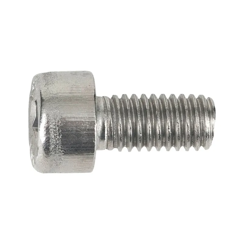 Cilinderkopschroef met binnenzeskant voldraad ISO 4762/DIN 912, RVS A2, blank, voldraad