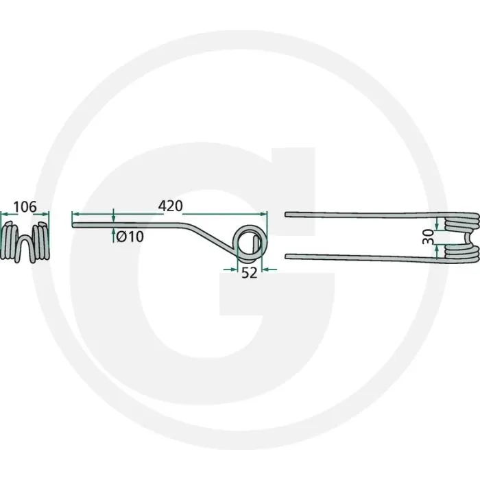 CIRKELHOOIERTAND 910405  SPIDER HYDRO 450, 550, 680