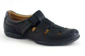 Clarks Recline Open black leather