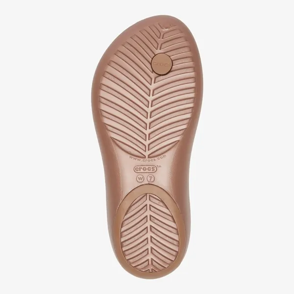Crocs Serena Flip dames teensandalen brons