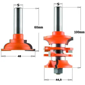 DEURPROFIEL- EN CONTERPROFIEL FREZENSET CMT 95580611