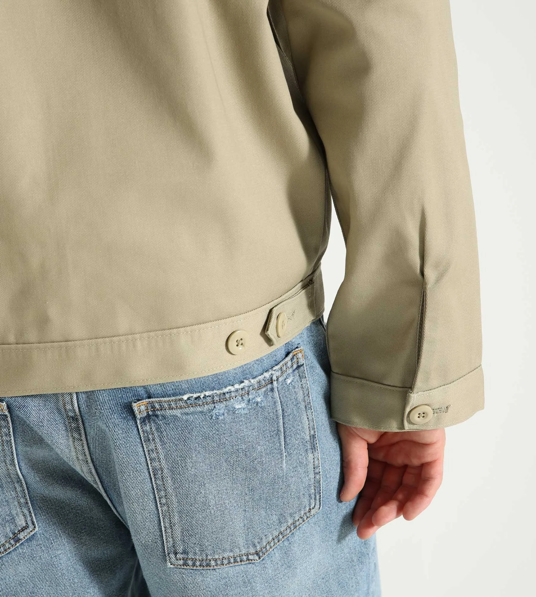 Dickies Unlined Eisenhower Jacket Rec Khaki