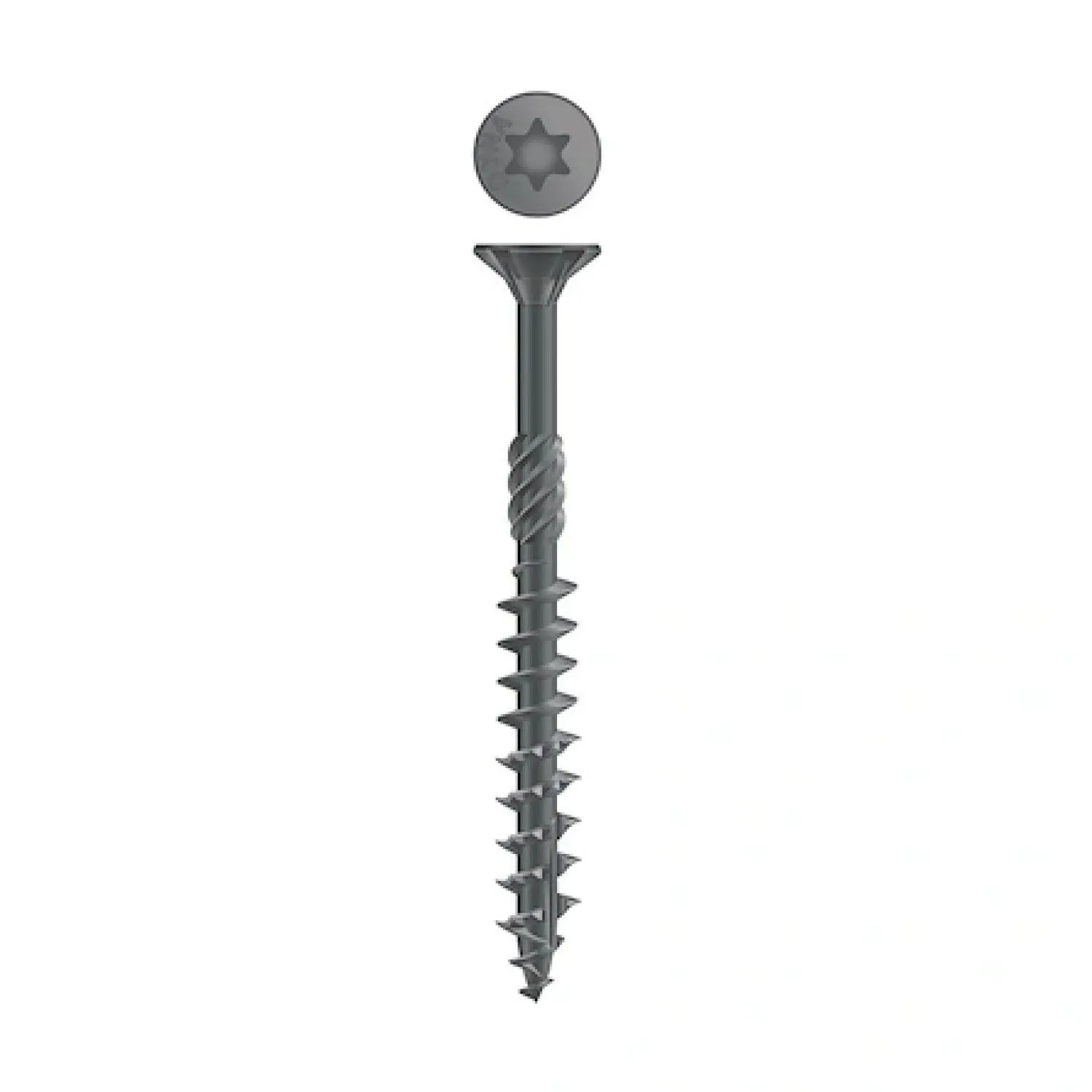 DYNAPLUS CONSTRUCTIESCHROEF VERZINKT 8.0X220/100MM TX40 50 STUKS MET SNIJPUNT PLATKOP DEELDRAAD