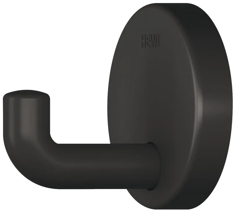 Garderobehaken, van polyamide, rozet rond