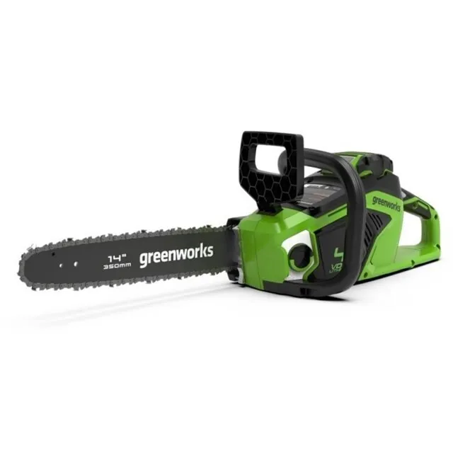 GREENWORKS GD40CS15 40 V ACCU KETTINGZAAG 35 CM  MET ACCU EN LADER