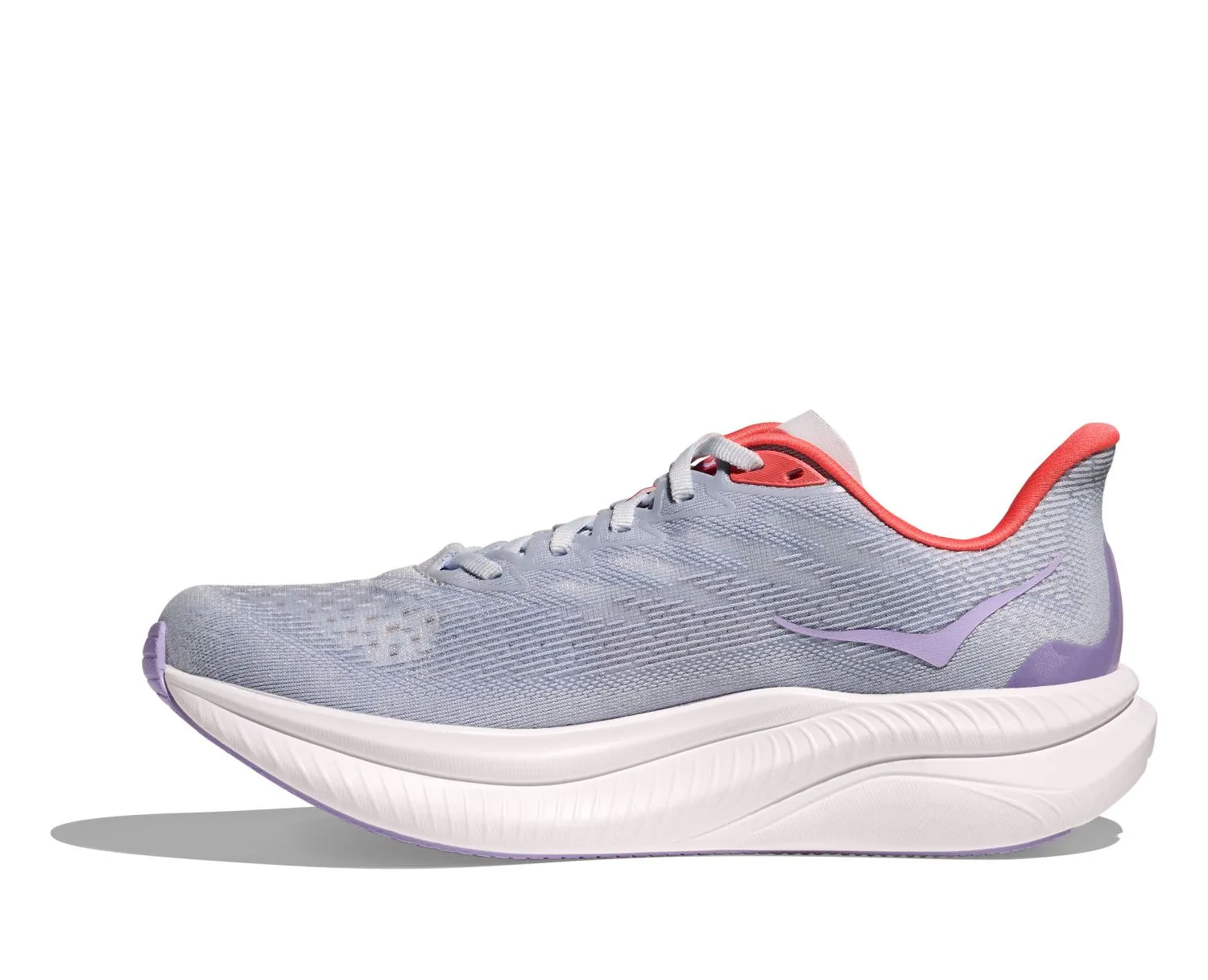 Hoka Mach 6 hardloopschoenen pale dusk/gull dames