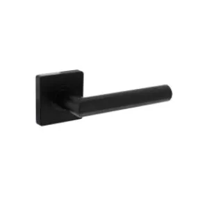INTERSTEEL Deurkruk Bastian op rozet 55x55x10mm zwart