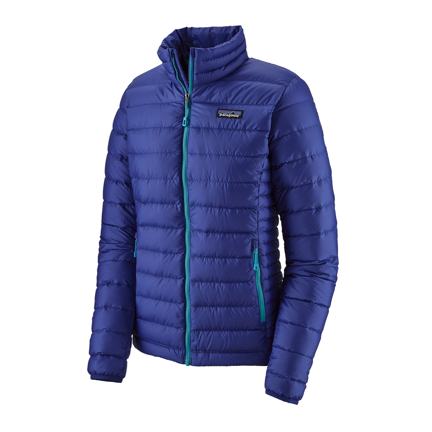 Jas Patagonia Womens Down Sweater Cobalt Blue w/Curacao Blue