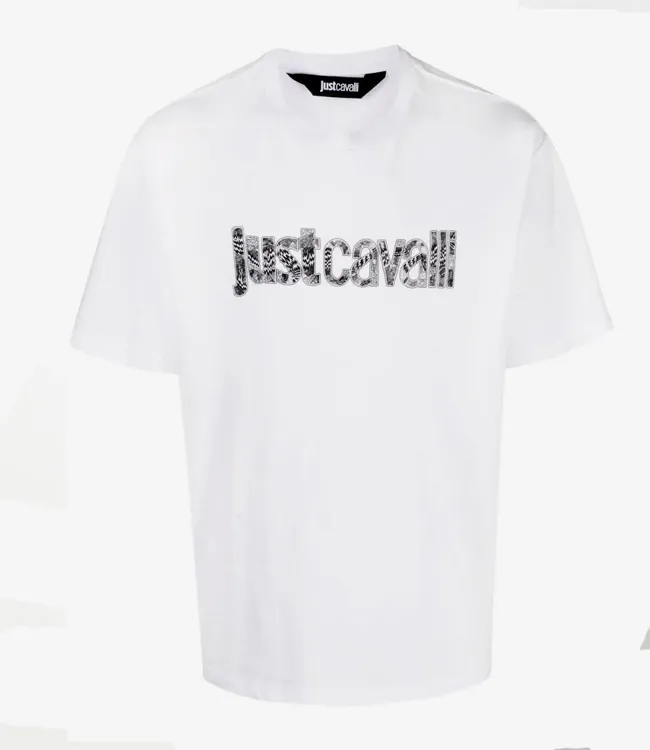 JUST CAVALLI TEE LOGOWHITE 