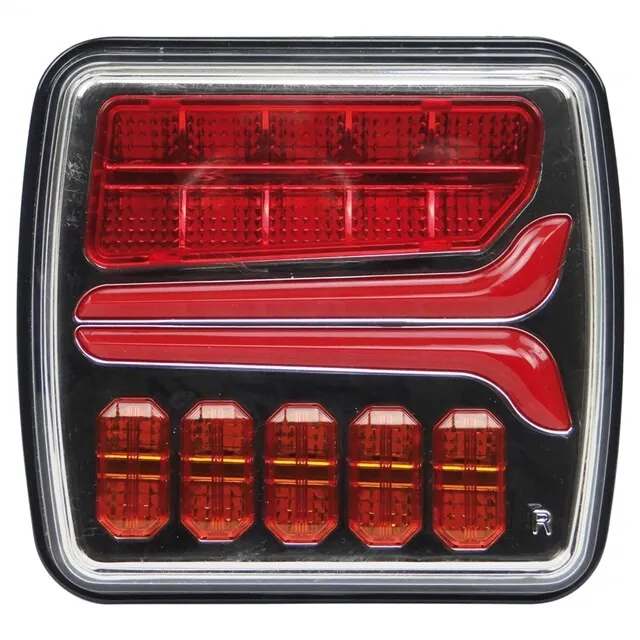LED Achterlamp Rechts Dynamisch Vierkant