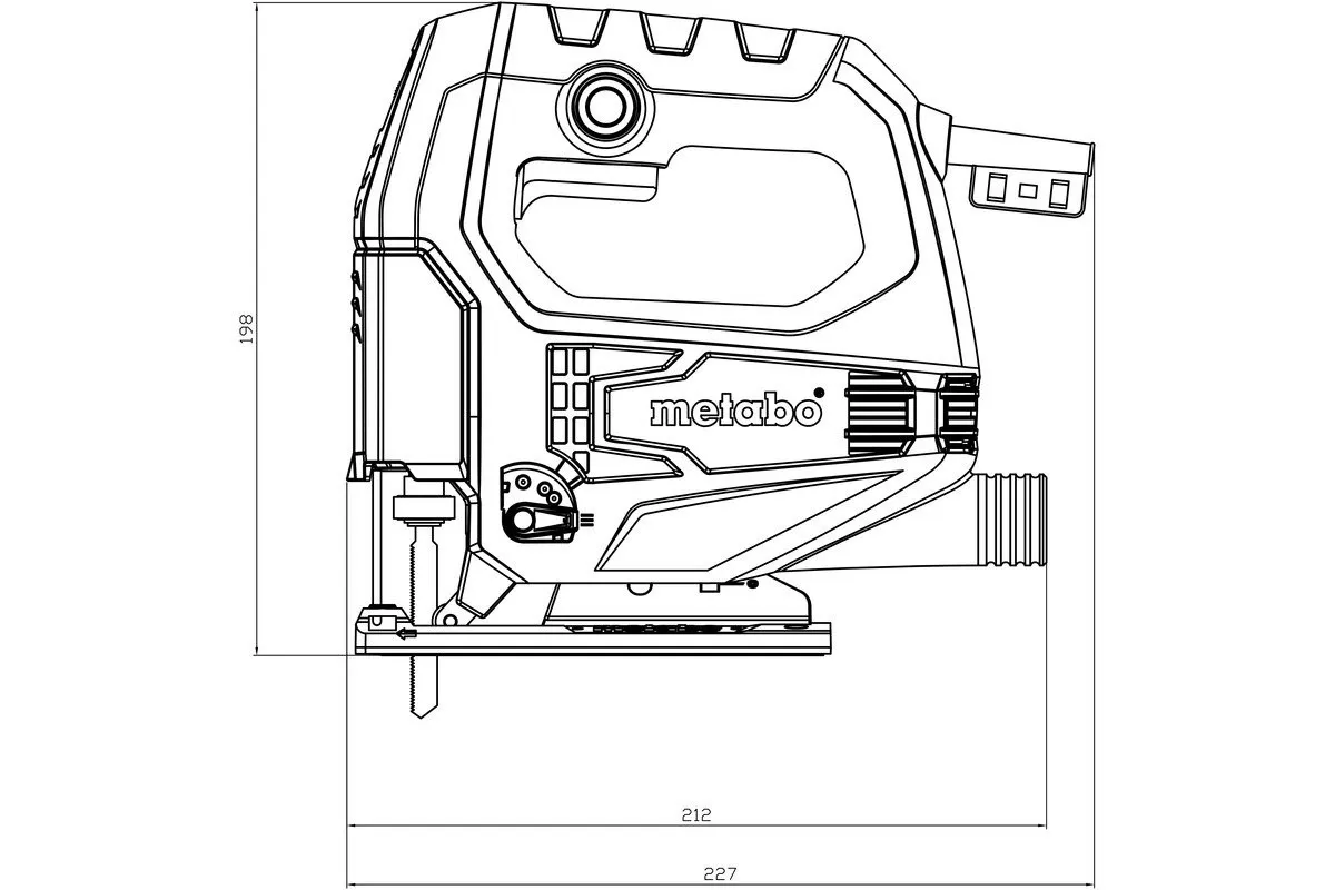 METABO Rechte zaag STEB 65 Quick 601030000