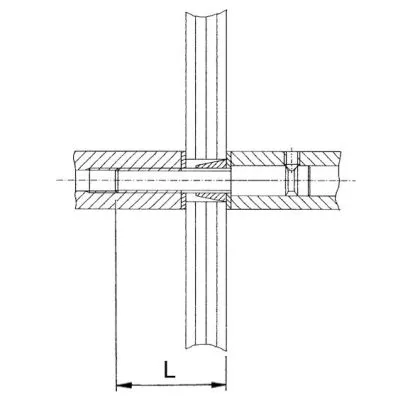 MONTAGESET  QDESIGN PAARSGEWIJS GLAS M8