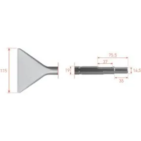 Rotec 6-kant Schopbeitel 115x400mm 6-kant ø19,0 / ø16,5x35