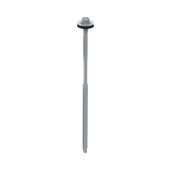 Sandwich paneelschroef verzinkt, BP2, 6,3/7,0 x 125 mm, RAL 9005 zwart (100st)