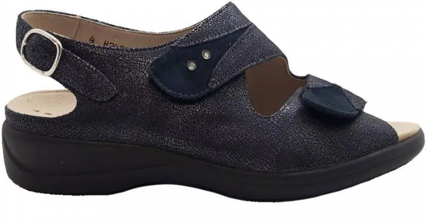 Solidus Blauwe Sandalen Lia WIjdte H