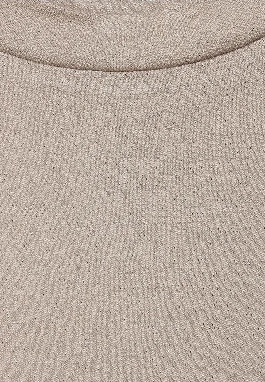 Street One Shirt in glinsterende look