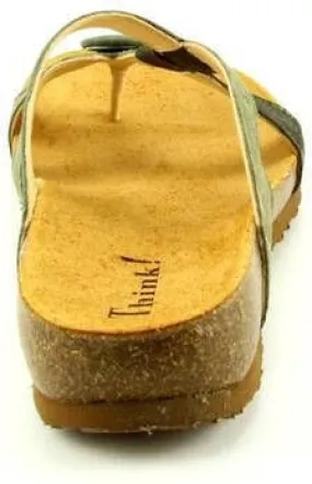 Teenslipper "Julia", olijfgroen 38