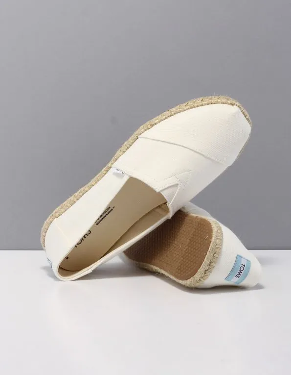 TOMS ALPARGATA ROPE  ESPADRILLES  DAMES  BEIGE