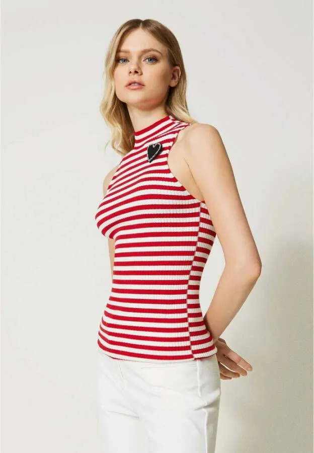 TWINSET MILANO DAMES TOPS & TSHIRTS 9559511CPC ROOD