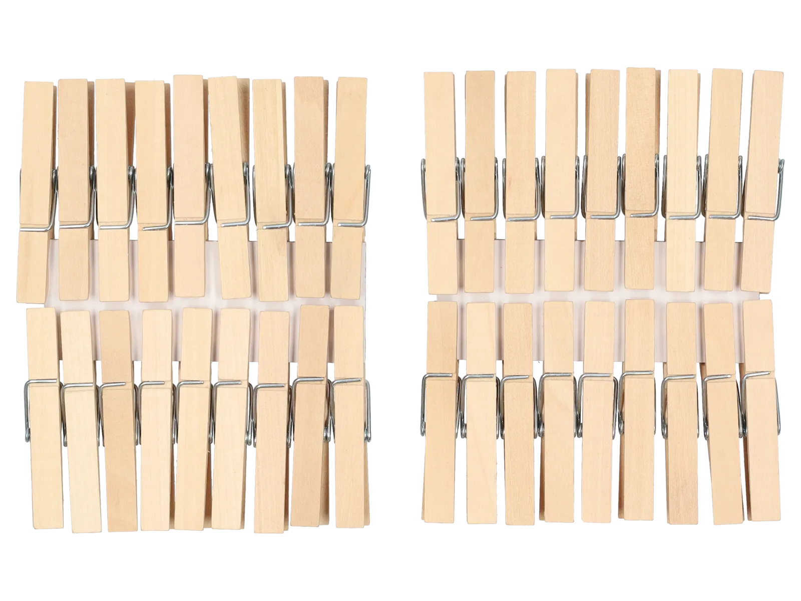 Wasknijpers hout 36 stuks
